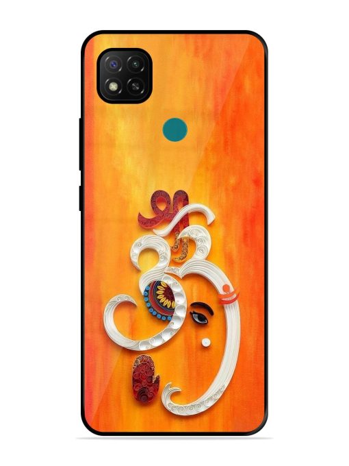 Ganesha In Quilling Art Glossy Soft Edge Case for Xiaomi Redmi 9 Activ Chachhi