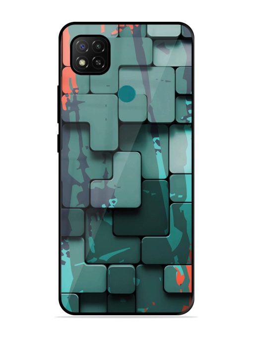 Abstract Geometric Mosaic Glossy Soft Edge Case for Xiaomi Redmi 9 Activ Chachhi