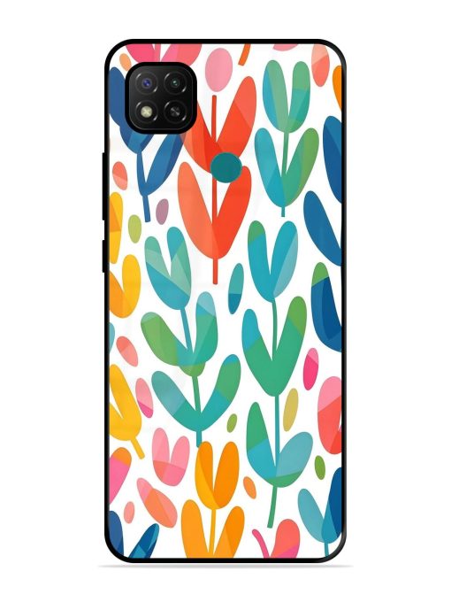 Rainbow Of Blooms Glossy Soft Edge Case for Xiaomi Redmi 9 Activ Chachhi