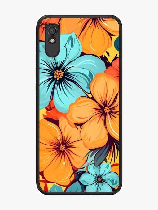 Tropical Bloom Glossy Soft Edge Case for Xiaomi Redmi 9I Chachhi