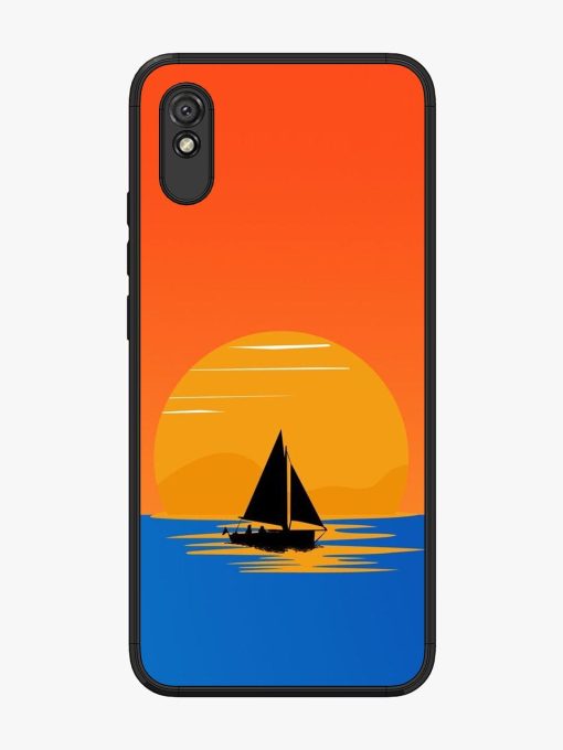 Sunset Sail Glossy Soft Edge Case for Xiaomi Redmi 9I Chachhi