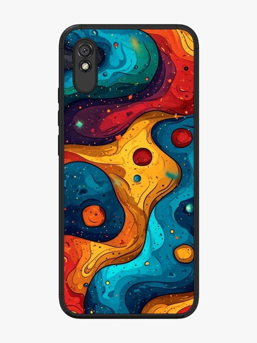 Cosmic Swirl Glossy Soft Edge Case for Xiaomi Redmi 9I Chachhi