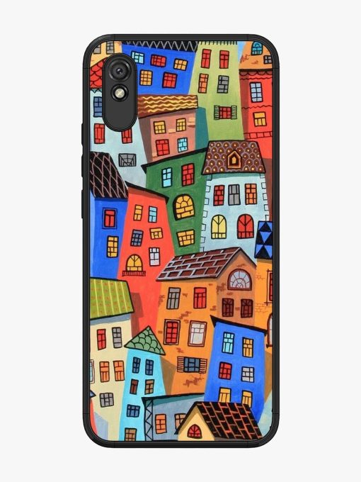 Rainbow House Glossy Soft Edge Case for Xiaomi Redmi 9I Chachhi