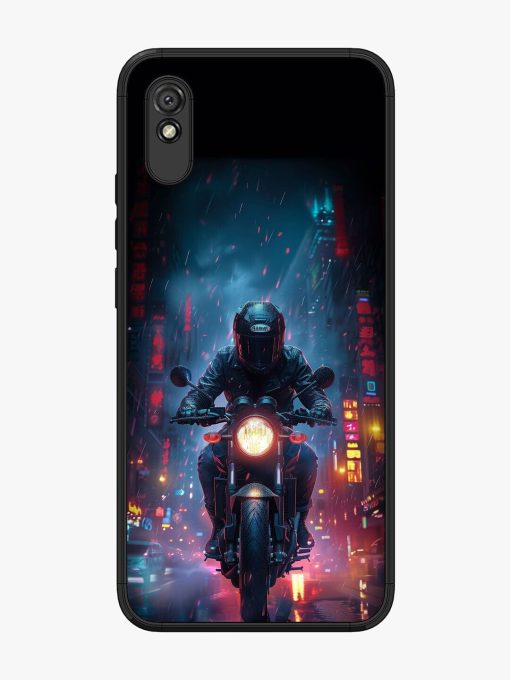 Neon Nights Glossy Soft Edge Case for Xiaomi Redmi 9I Chachhi