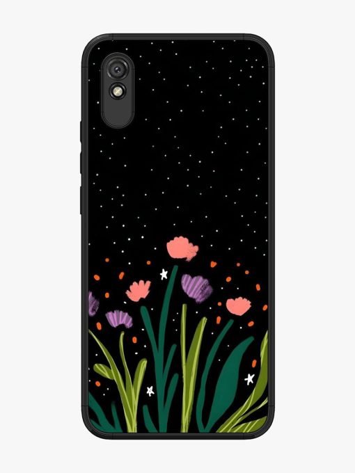 Midnight Bloom Glossy Soft Edge Case for Xiaomi Redmi 9I Chachhi