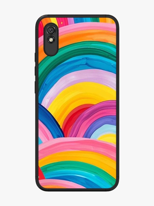 Rainbow Symphony Glossy Soft Edge Case for Xiaomi Redmi 9I Chachhi