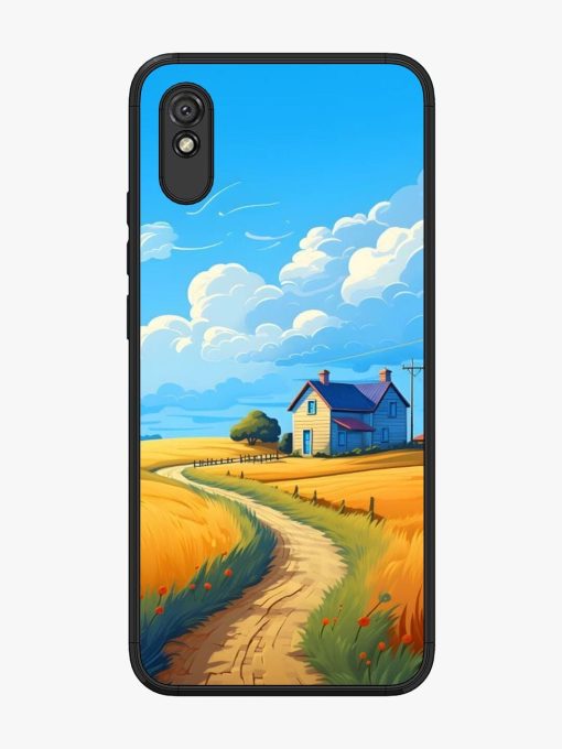 Countryside Cottage Glossy Soft Edge Case for Xiaomi Redmi 9I Chachhi