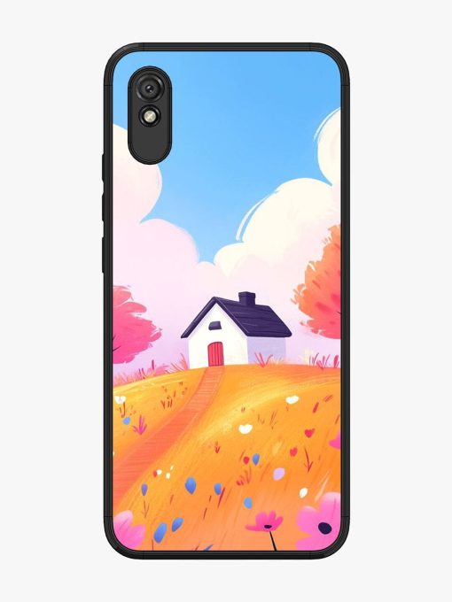 Hilltop Haven Glossy Soft Edge Case for Xiaomi Redmi 9I Chachhi