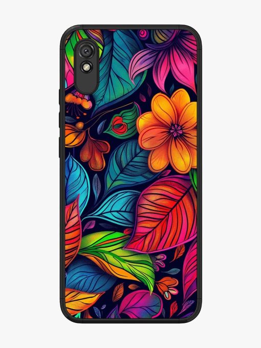 Rainbow Of Blooms Glossy Soft Edge Case for Xiaomi Redmi 9I