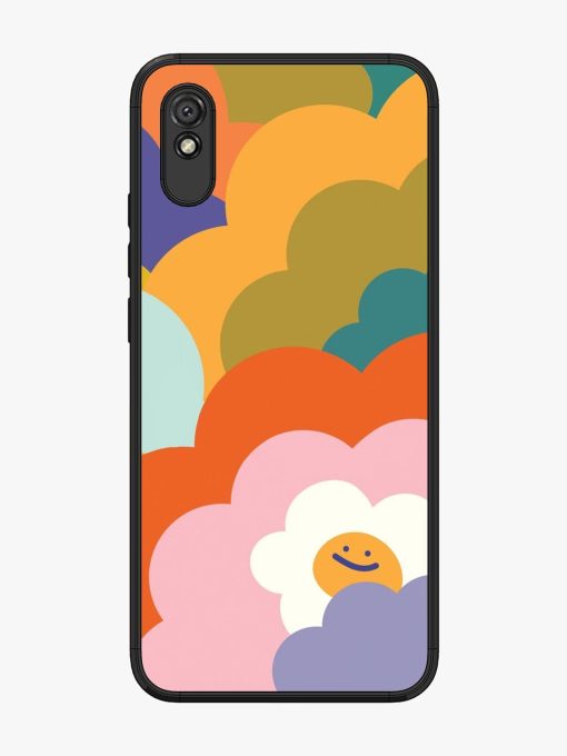 Happy Flower Power Glossy Soft Edge Case for Xiaomi Redmi 9I Chachhi