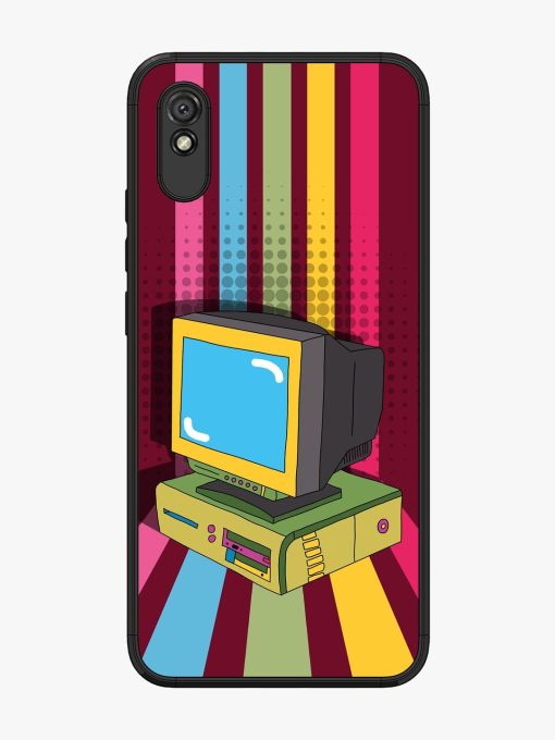 Retro Tech Vibes Glossy Soft Edge Case for Xiaomi Redmi 9I