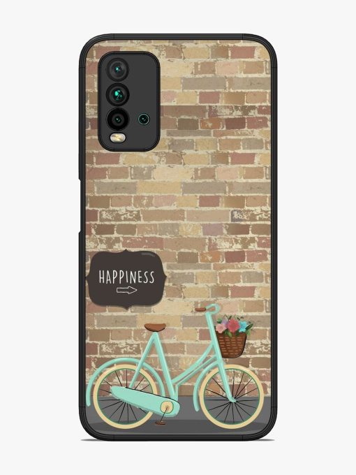 Pedaling Towards Happiness Glossy Soft Edge Case for Xiaomi Redmi 9 Power Chachhi