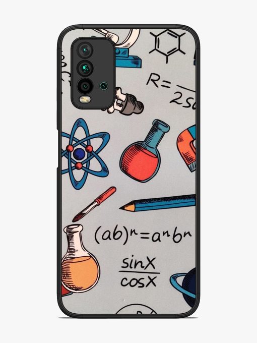 Science Doodle Glossy Soft Edge Case for Xiaomi Redmi 9 Power Chachhi