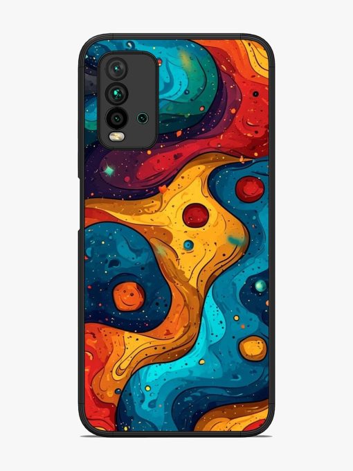 Cosmic Swirl Glossy Soft Edge Case for Xiaomi Redmi 9 Power Chachhi