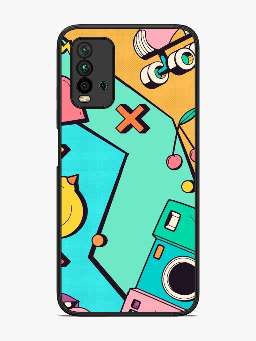 Retro Remix Glossy Soft Edge Case for Xiaomi Redmi 9 Power Chachhi