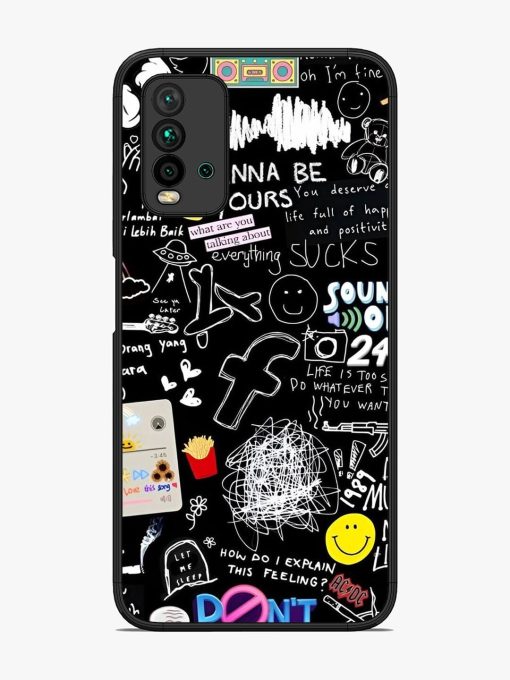 Doodle Diary Glossy Soft Edge Case for Xiaomi Redmi 9 Power Chachhi