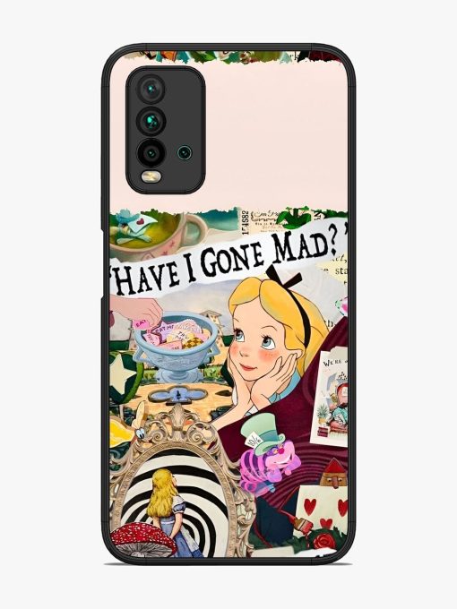 Mad Hatter'S Collage Glossy Soft Edge Case for Xiaomi Redmi 9 Power Chachhi