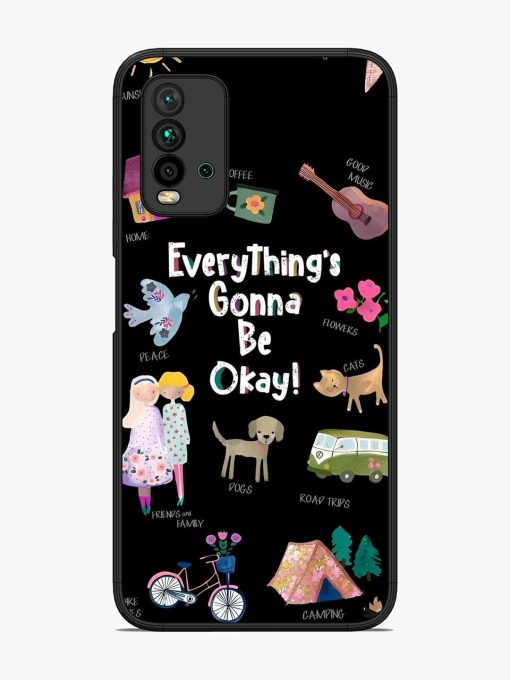 Everything'S Gonna Be Okay Glossy Soft Edge Case for Xiaomi Redmi 9 Power Chachhi