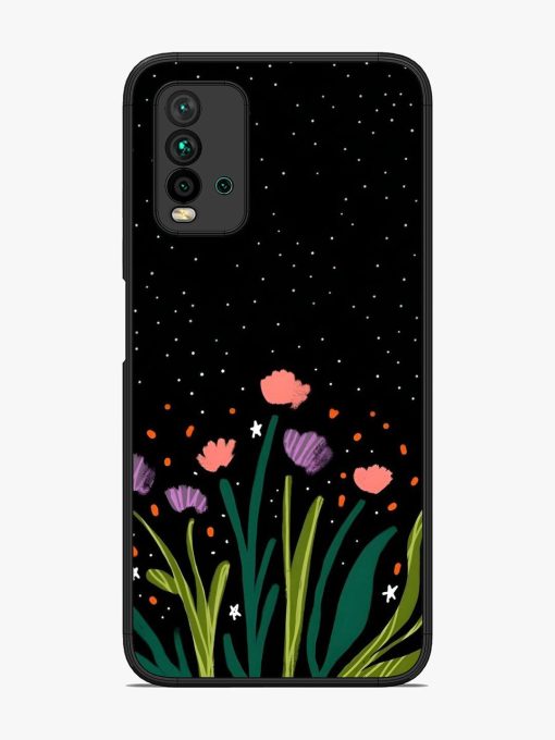 Midnight Bloom Glossy Soft Edge Case for Xiaomi Redmi 9 Power Chachhi