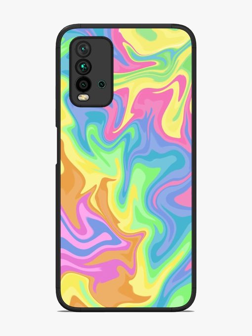 Whimsical Swirl Glossy Soft Edge Case for Xiaomi Redmi 9 Power Chachhi