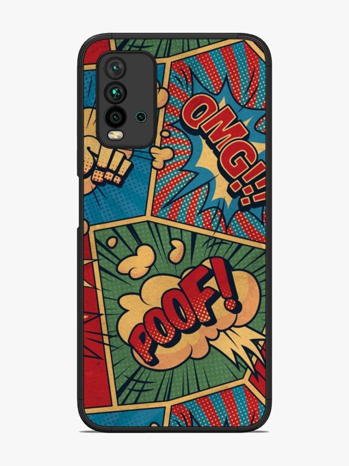 Comic Book Chaos Glossy Soft Edge Case for Xiaomi Redmi 9 Power