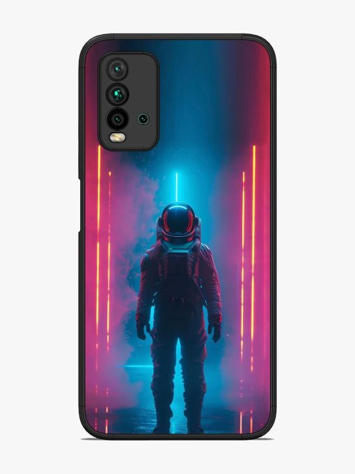 Neon Astronaut Glossy Soft Edge Case for Xiaomi Redmi 9 Power Chachhi