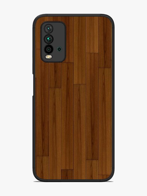 Warm Woodgrain Glossy Soft Edge Case for Xiaomi Redmi 9 Power Chachhi