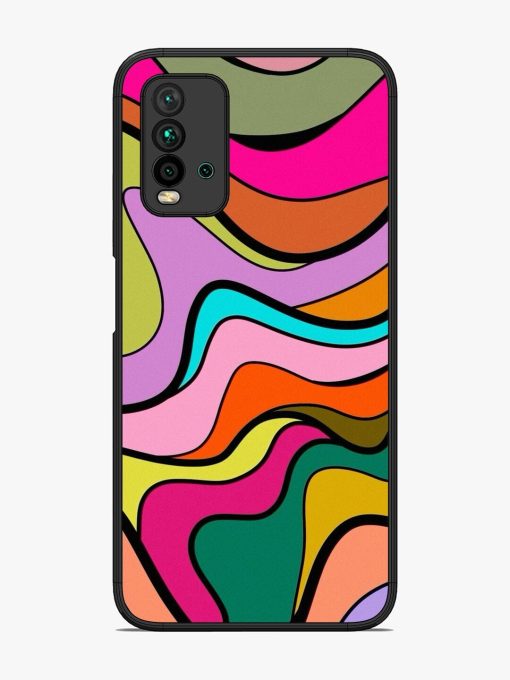 Wavy Wonder Glossy Soft Edge Case for Xiaomi Redmi 9 Power Chachhi