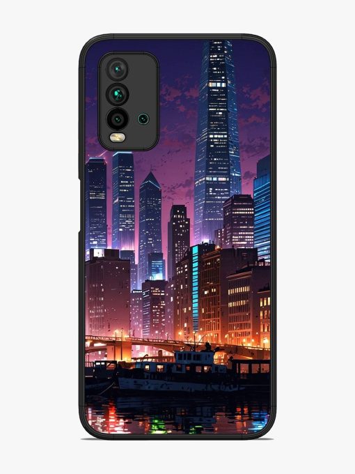 Neon Nightscape Glossy Soft Edge Case for Xiaomi Redmi 9 Power Chachhi