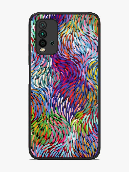 Vibrant Waves Glossy Soft Edge Case for Xiaomi Redmi 9 Power Chachhi