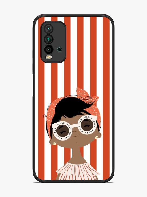 Girls Just Wanna Have Fun Glossy Soft Edge Case for Xiaomi Redmi 9 Power Chachhi