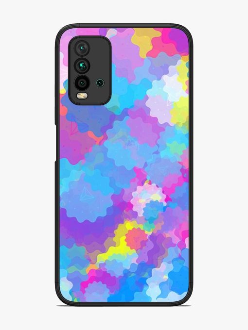 Psychedelic Cloud Burst Glossy Soft Edge Case for Xiaomi Redmi 9 Power Chachhi