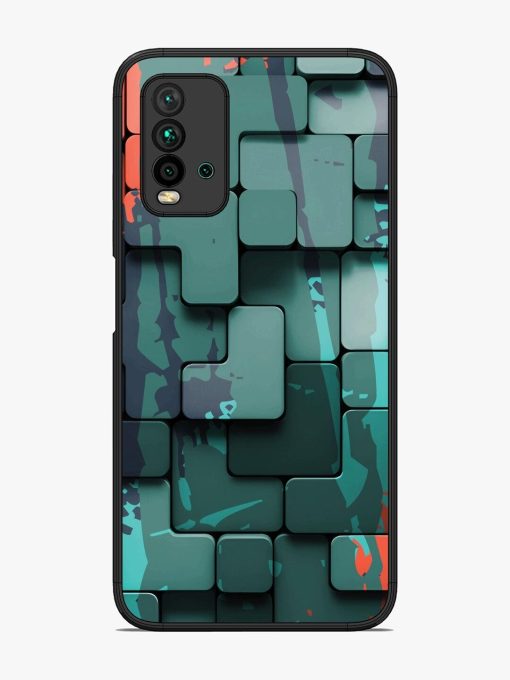 Abstract Geometric Mosaic Glossy Soft Edge Case for Xiaomi Redmi 9 Power