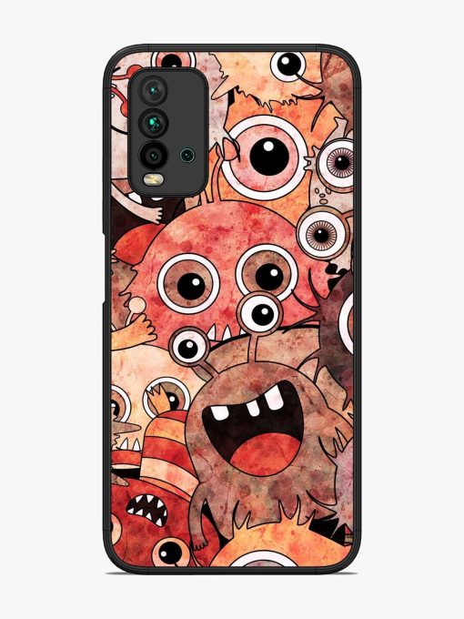 Monster Mash Glossy Soft Edge Case for Xiaomi Redmi 9 Power Chachhi