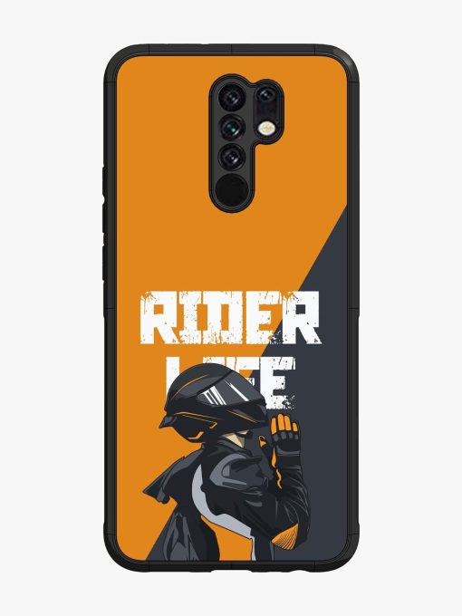 Ride Never Ends Glossy Soft Edge Case for Xiaomi Redmi 9 Prime Chachhi