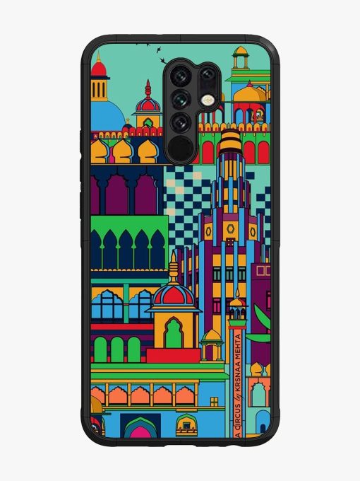 Indian Tapestry Glossy Soft Edge Case for Xiaomi Redmi 9 Prime Chachhi