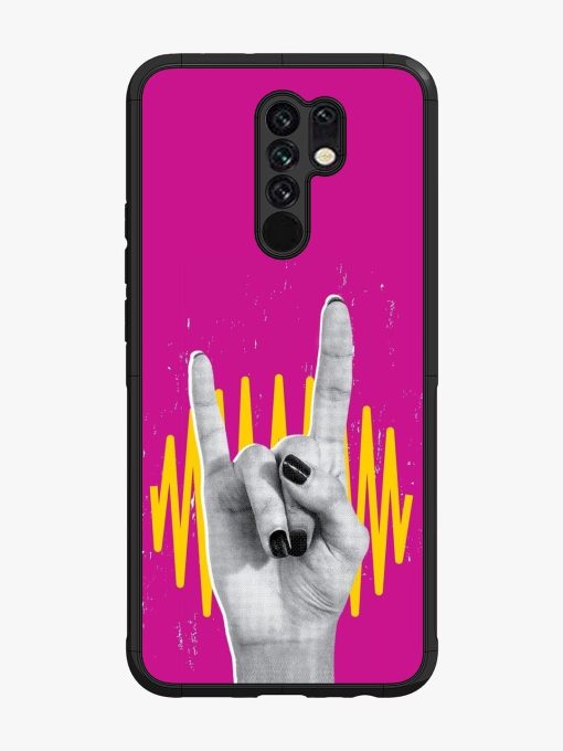 Rock Hand Glossy Soft Edge Case for Xiaomi Redmi 9 Prime