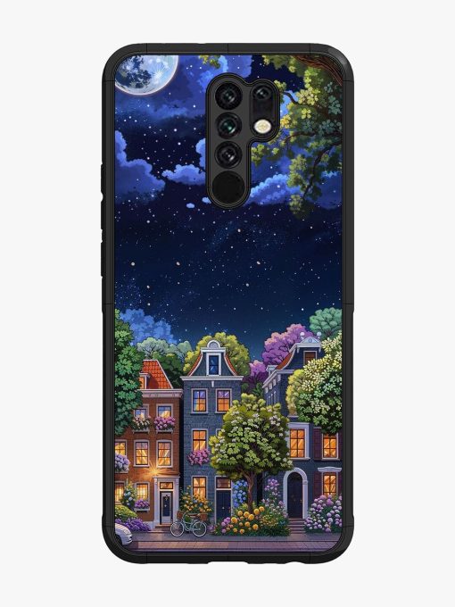 Moonlit Streets Glossy Soft Edge Case for Xiaomi Redmi 9 Prime Chachhi