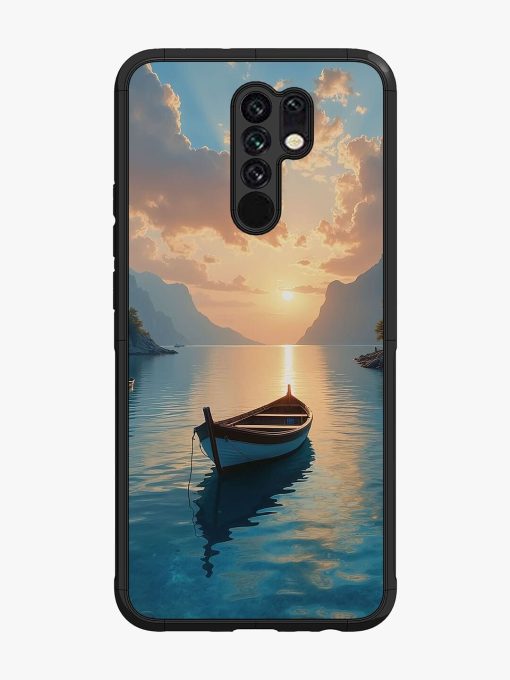 Serene Sunset Glossy Soft Edge Case for Xiaomi Redmi 9 Prime Chachhi