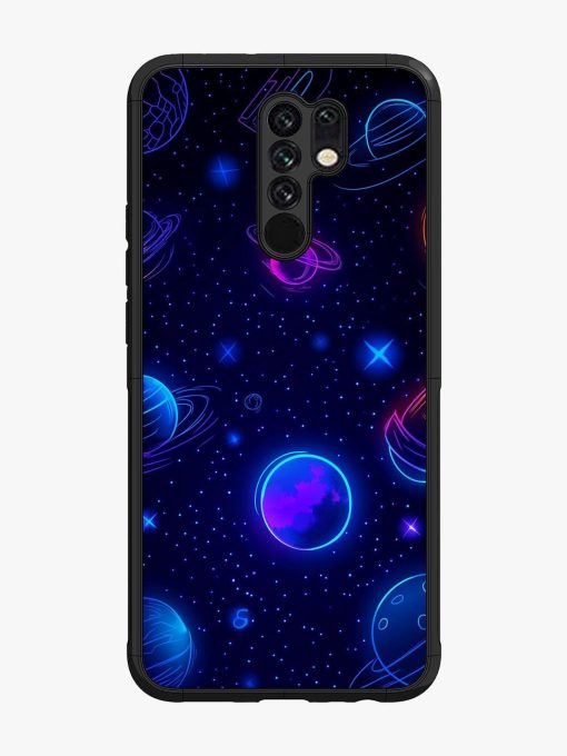 Neon Cosmos Glossy Soft Edge Case for Xiaomi Redmi 9 Prime Chachhi