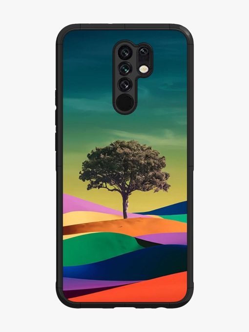 Rainbow'S Lone Sentinel Glossy Soft Edge Case for Xiaomi Redmi 9 Prime Chachhi