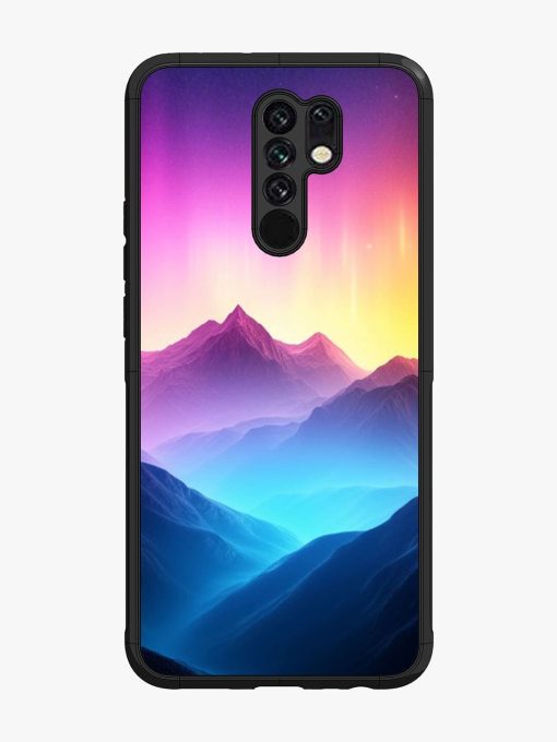 Cosmic Mountains Glossy Soft Edge Case for Xiaomi Redmi 9 Prime Chachhi