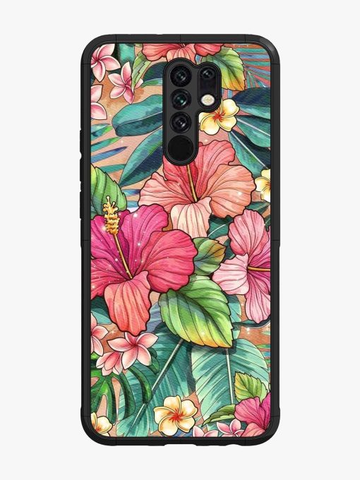 Tropical Tapestry Glossy Soft Edge Case for Xiaomi Redmi 9 Prime