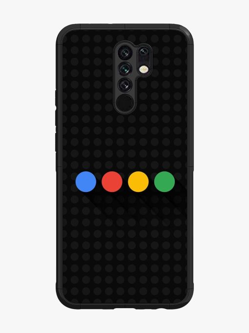 Google Dots Glossy Soft Edge Case for Xiaomi Redmi 9 Prime Chachhi