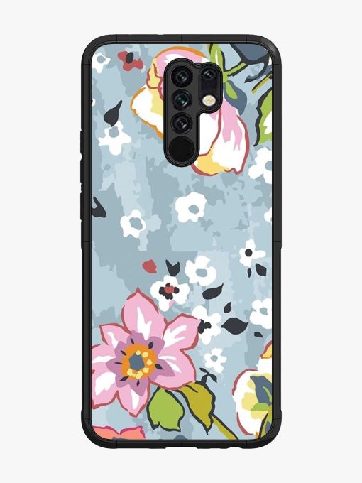 Floral Fantasy Glossy Soft Edge Case for Xiaomi Redmi 9 Prime Chachhi