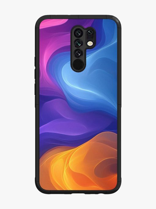 Cosmic Currents Glossy Soft Edge Case for Xiaomi Redmi 9 Prime Chachhi