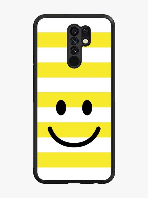 Smiling Stripes Glossy Soft Edge Case for Xiaomi Redmi 9 Prime Chachhi