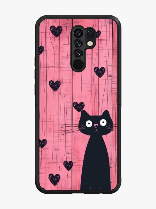 Feline Valentine'S Day Glossy Soft Edge Case for Xiaomi Redmi 9 Prime