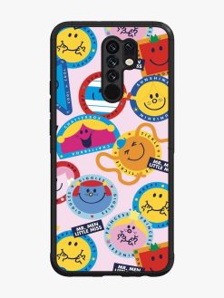Whimsical Mr. Men & Little Miss Glossy Soft Edge Case for Xiaomi Redmi 9 Prime