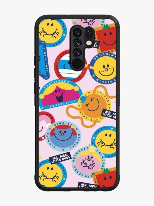 Whimsical Mr. Men & Little Miss Glossy Soft Edge Case for Xiaomi Redmi 9 Prime